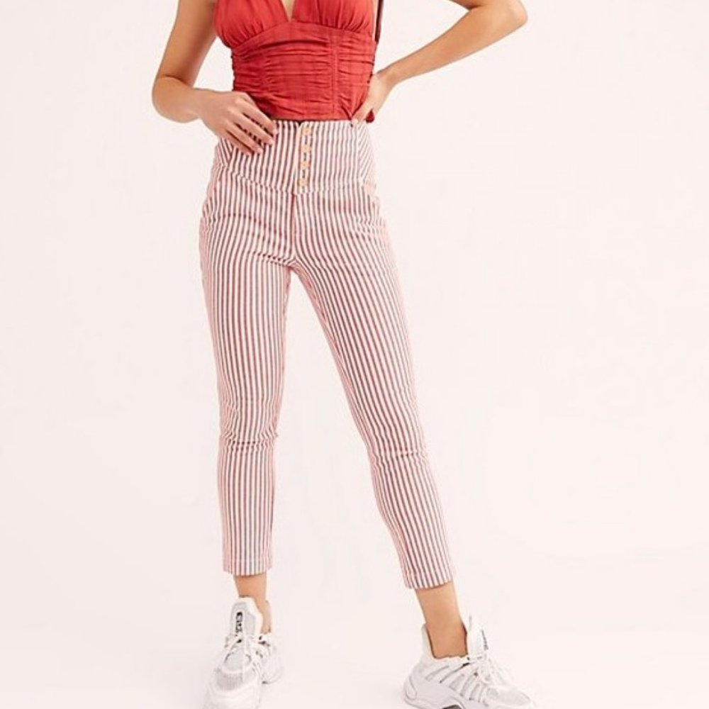 Free People Frankie High Waist Skinny Pants